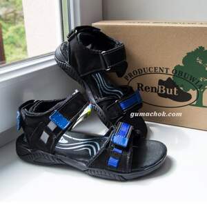 Шкіряні Босоніжки Renbut Black